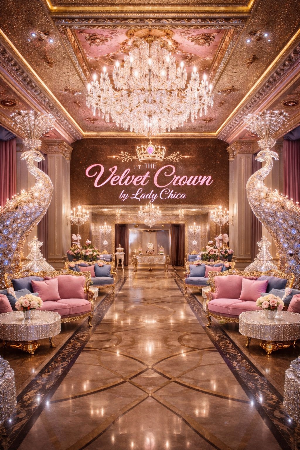The Velvet Crown grand hall